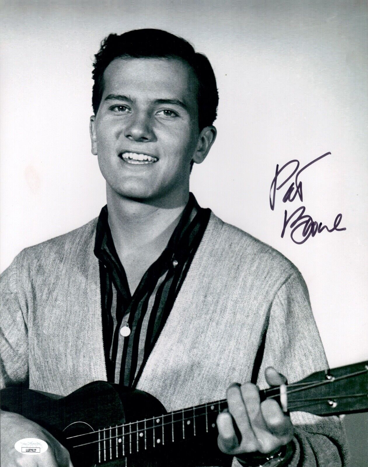 PAT BOONE Signed COUNTRY POP SINGER LEGEND 11x14 Photo Poster painting Autograph JSA COA Cert