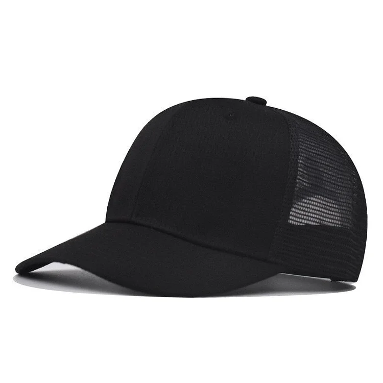 Sports hat Custom adult men patchwork hip hop curved snapback hats Mens Mesh Trucker cap Custom logo Baseball caps Sun hats