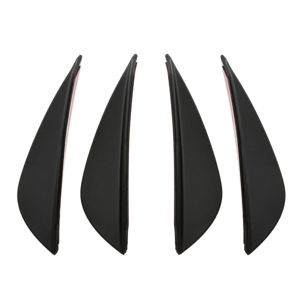 

4pcs Auto Body Kits Lip Splitter Fins Front Bumper Air Knife Car Spoiler, 501 Original