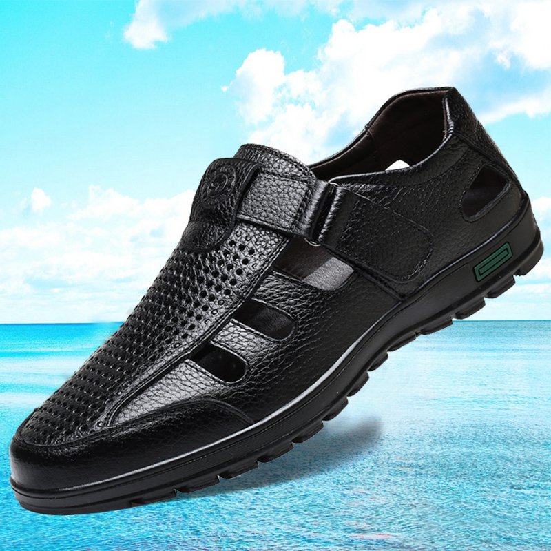 Men's Breathable Casual Leather Sandals