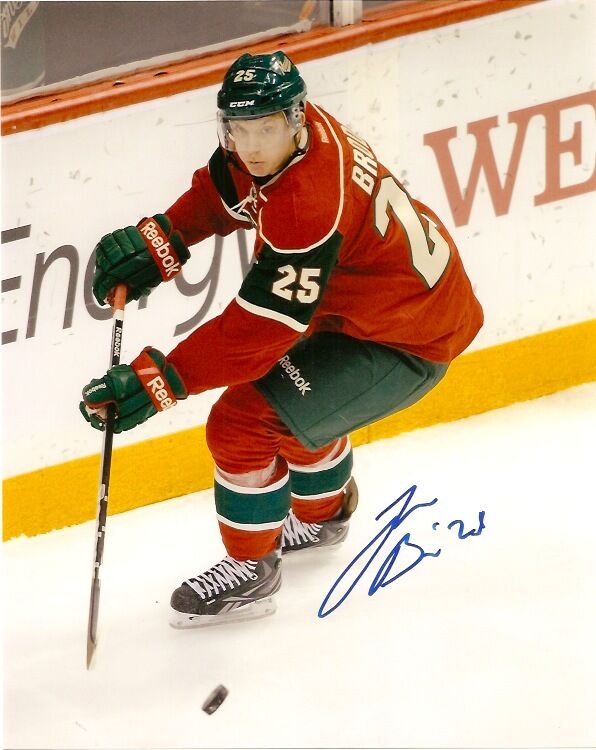 Minnesota Wild Jonas Brodin Autographed Signed 8x10 Photo Poster painting COA TWO