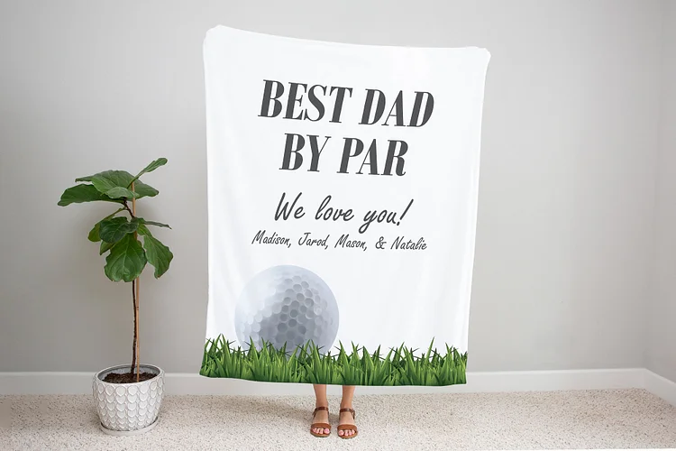 Personalized Golf Blanket For Comfort & Unique|BKKid211[personalized name blankets][custom name blankets]