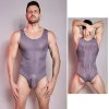Men's Sexy Ultra-Thin Transparent Tight High Elastic Comfortable Jumpsuit