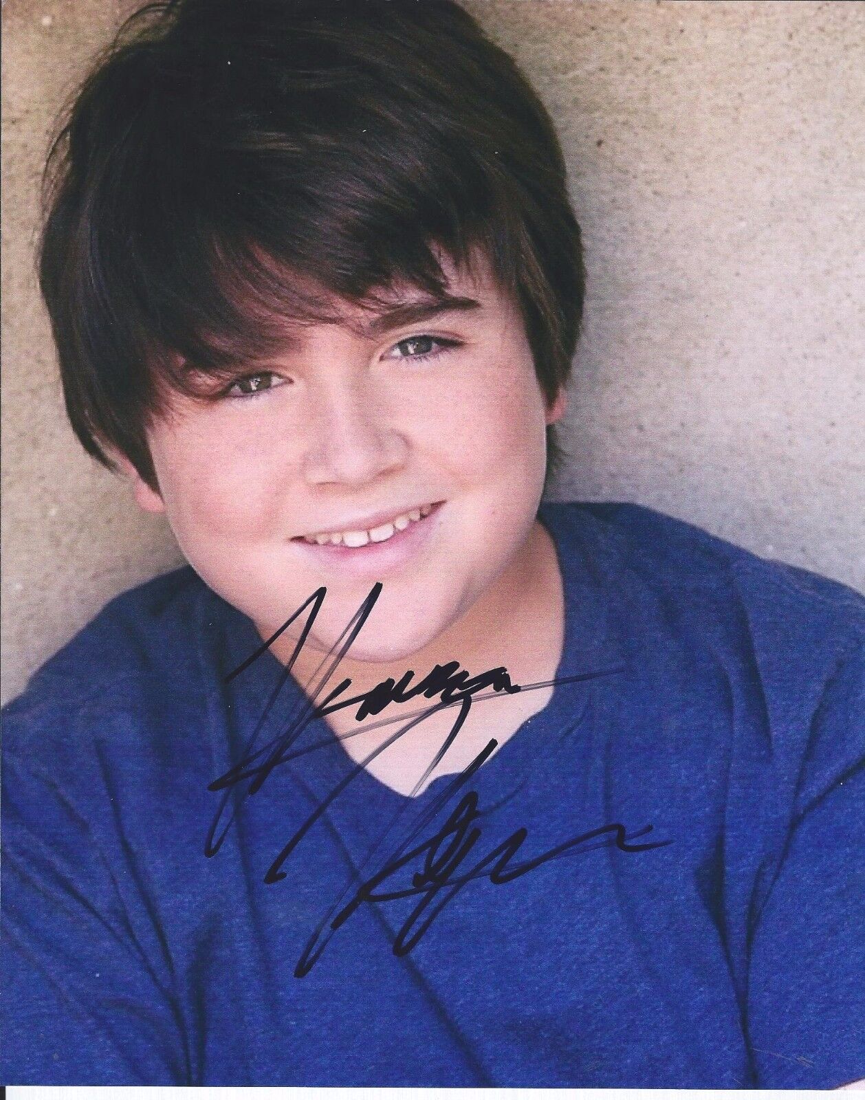 Harrison Holzer Signed Autographed 8x10 Photo Poster painting Child Actor COA