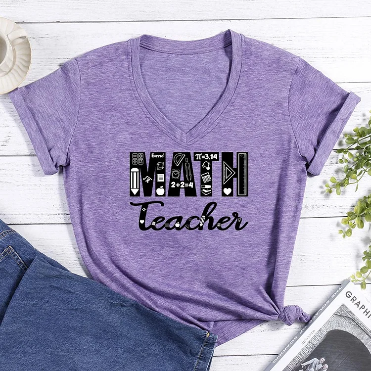 Teachers' Day V-neck T Shirt