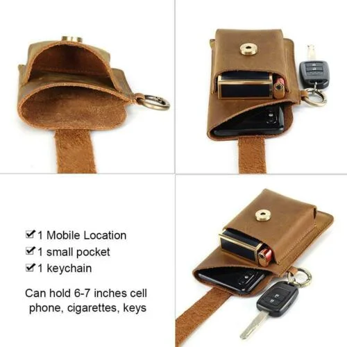 Multifunctional Leather Mobile Phone Bag