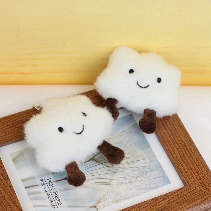 Minimalist Classic Style Clouds PP Cotton Keychain