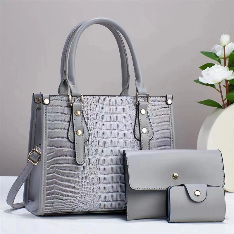 Bag Women’s Summer New Three-piece Set Trendy Fashionable Hand Shoulder Crossbody Bag Large Capacity Mother Bag