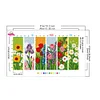 6pcs Flowers-DIY Stamped Cross Stitch Bookmark 47x28cm (Single-Sided)