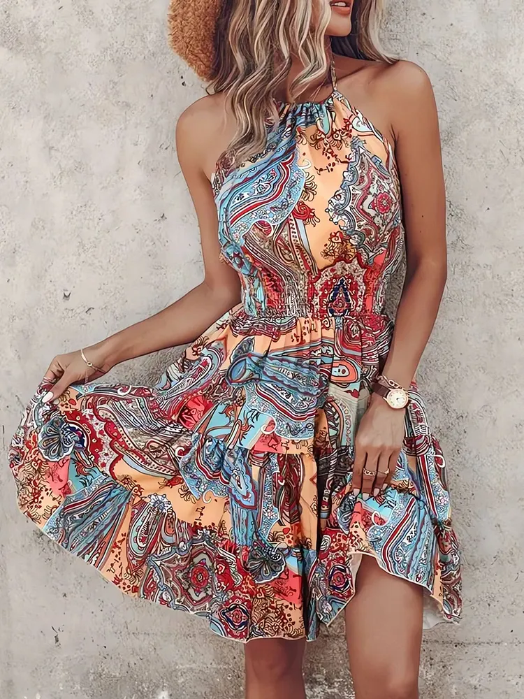 Halterneck Sexy Dress