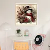 Christmas Snowman-11CT Stamped Cross Stitch 40*40cm/15.75*15.75in tapestrymarket