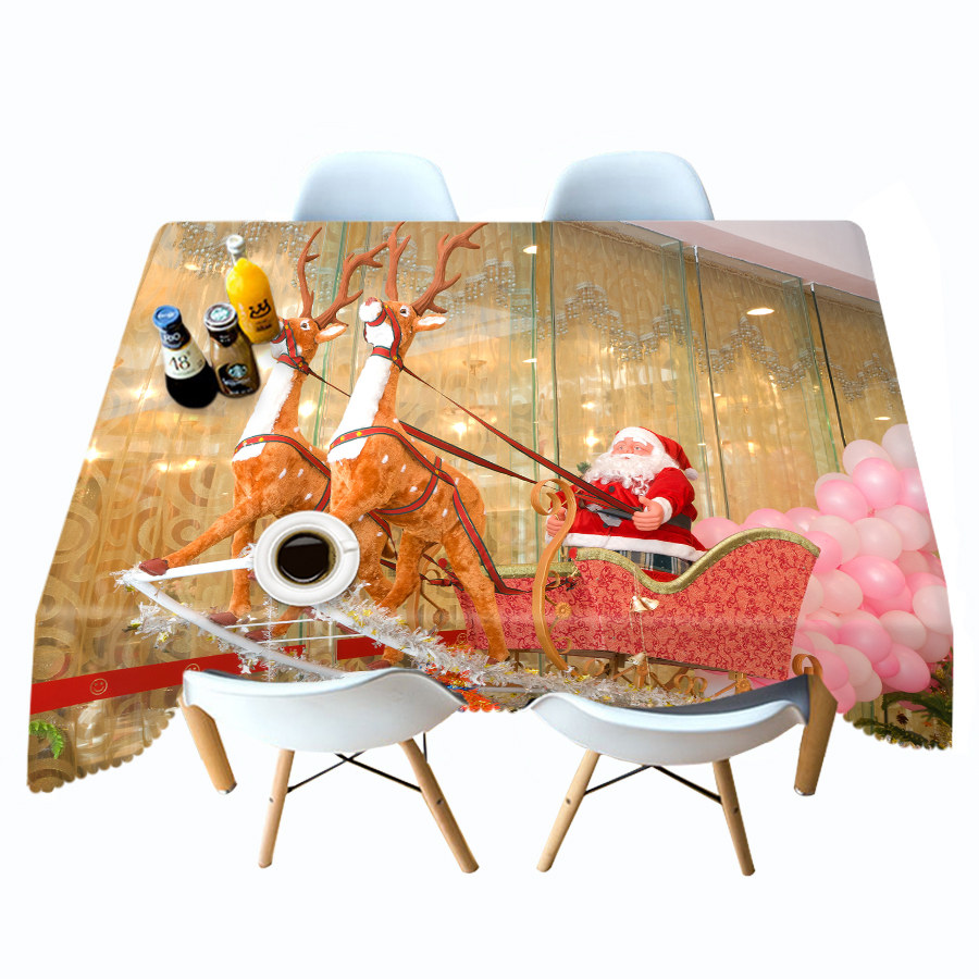 

Christmas - 3D Tablecloth, 140*140cm, 501 Original