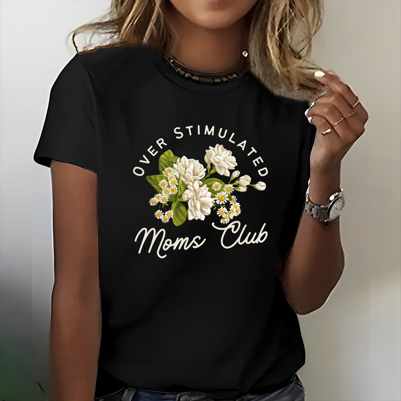 Overstimulated Mom's Club T-Shirt ctolen