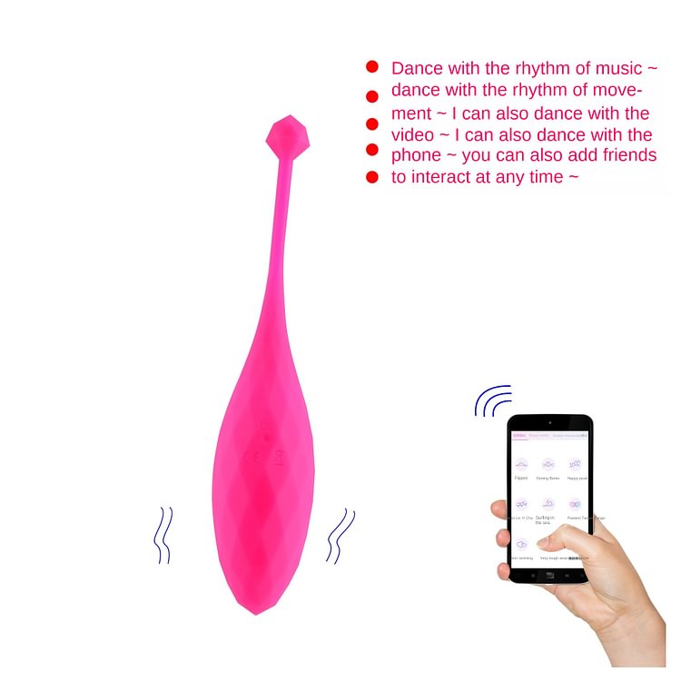 App Bluetooth Wireless Luminous vibrator Rose Toy