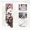 4Pcs Cherry Blossom Cats DIY Diamond Painting Bookmark with Crystal Pendants Diamond Painting Art Bookmarks Special Shape for DIY Making Beginners Adult Arts Craft Supplies
