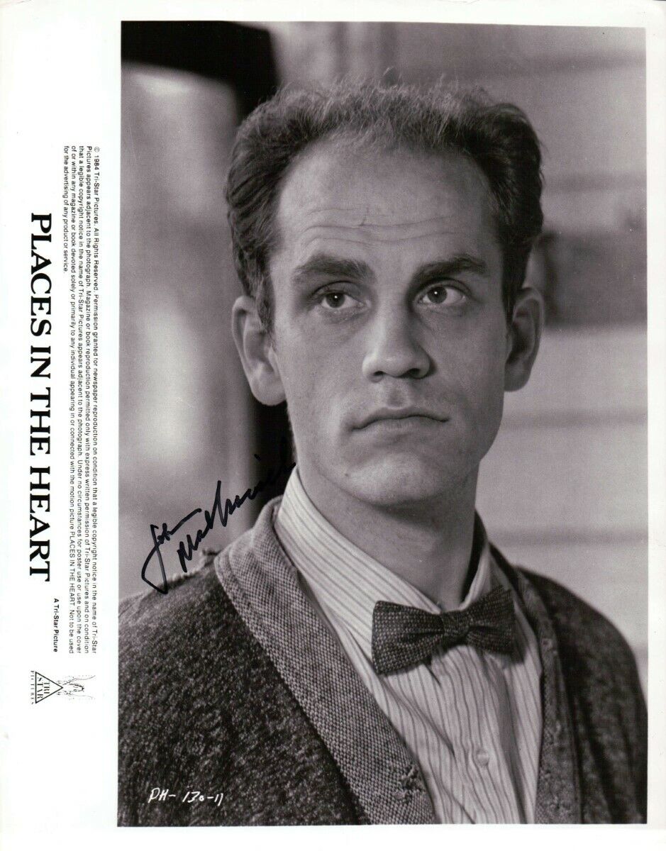 John Malkovich Signed Autographed 8X10 Photo Poster painting Places in the Heart JSA II59140