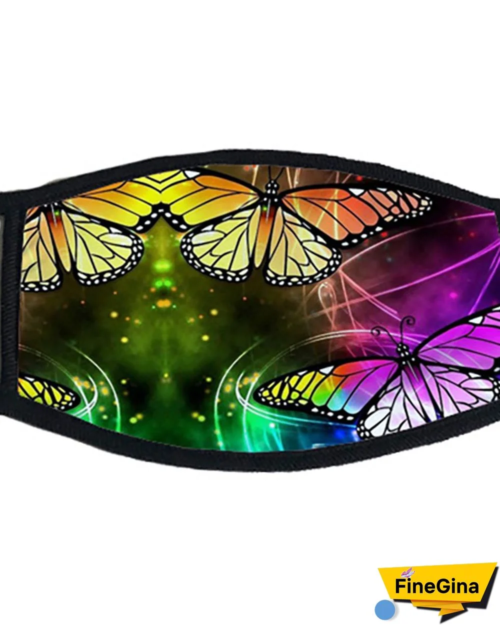 Butterfly Print Breathable Mouth Mask Washable And Reusable