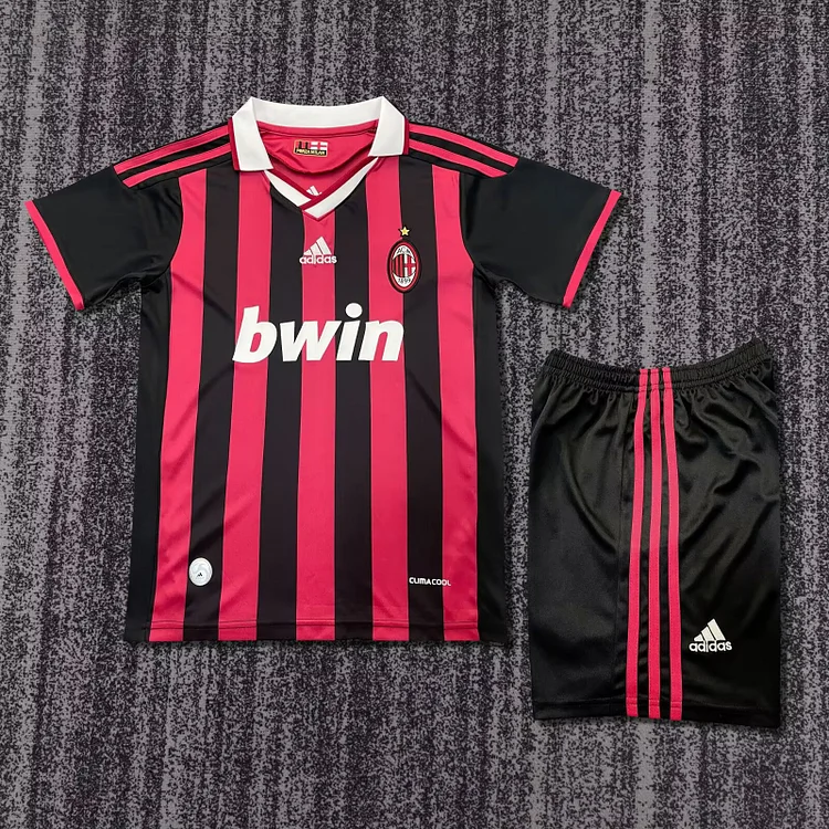 2009/10 AC Milan Home Retro Kids Set