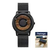 Magnetic Suspension Ball Bearings Without Pointers Wormhole Concept Men's Watch