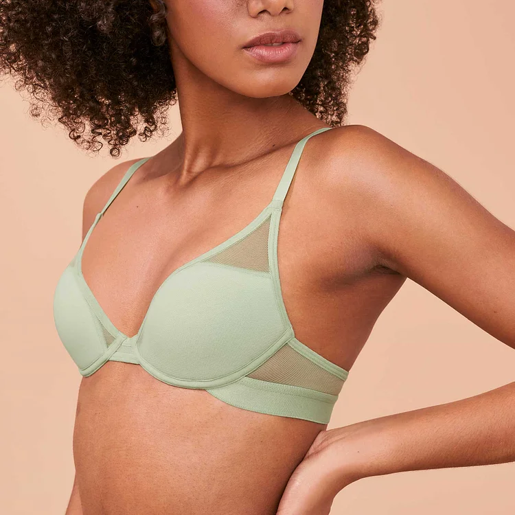 Mesh All You Bra Pistachio