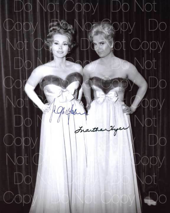 Zsa Zsa Gabor Martha Hyer signed sexy hot 8X10 Photo Poster painting picture poster autograph RP