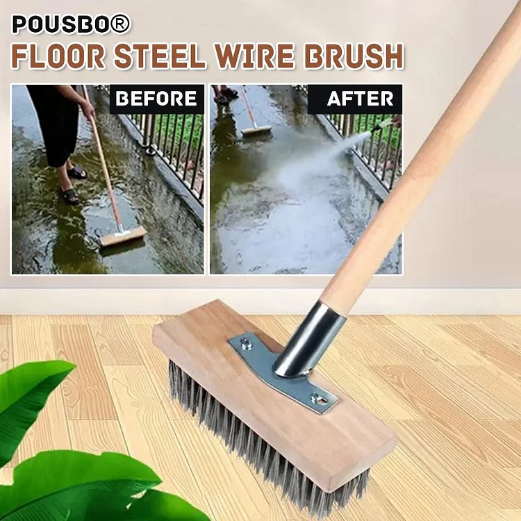 Pousbo&reg; Floor Steel Wire Brush