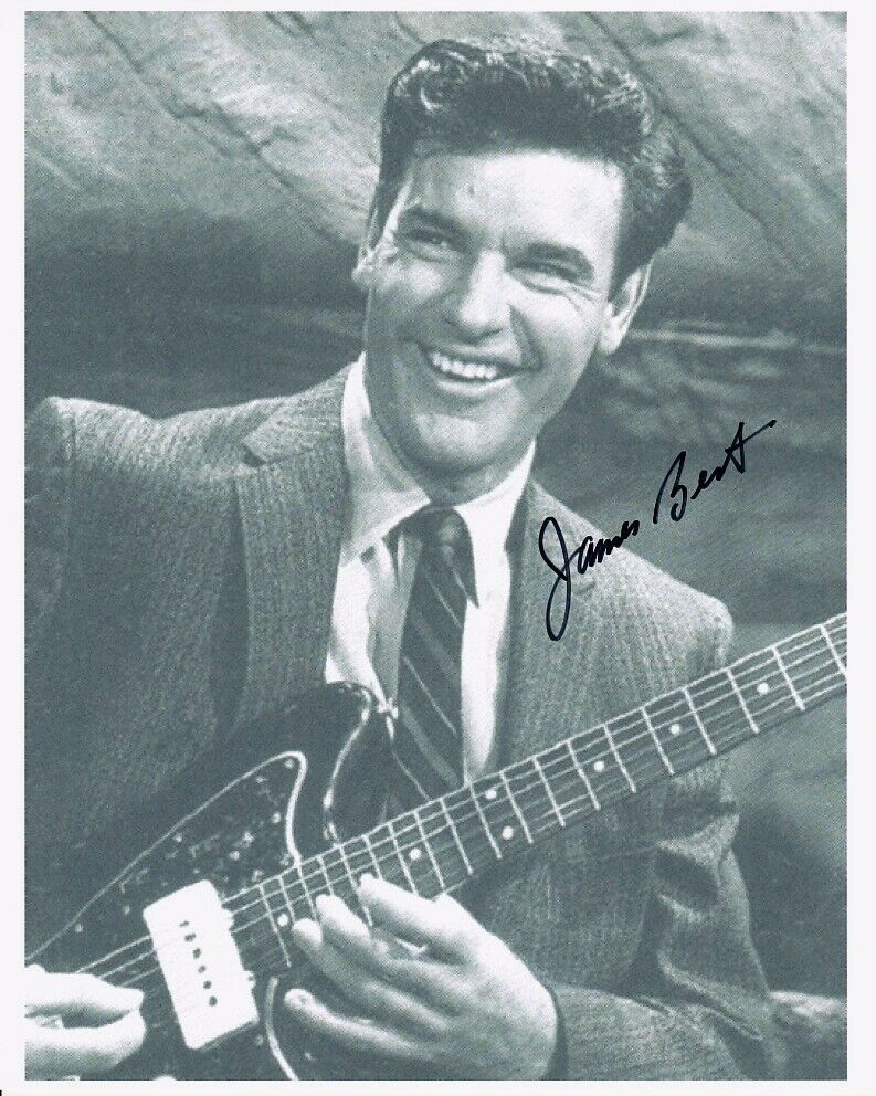 JAMES BEST signed THE ANDY GRIFFITH SHOW 8x10 w/ coa CLOSEUP OF THE GUTAR PLAYER