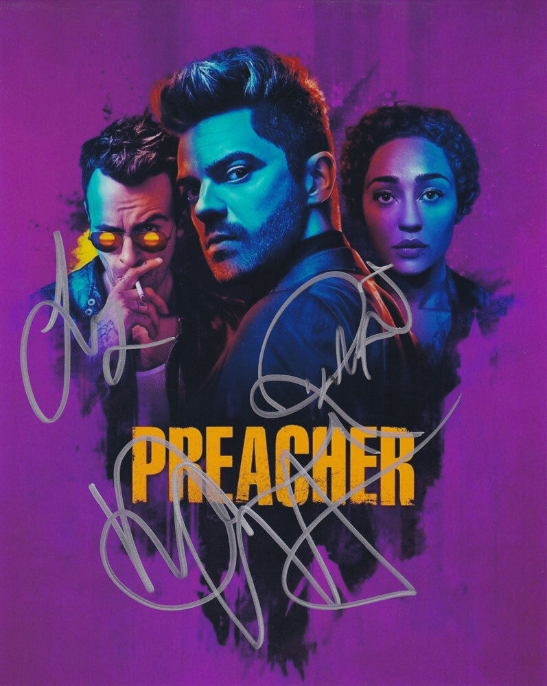 Preacher In-Person AUTHENTIC Autographed cast Photo Poster painting by all 3 SHA #40300