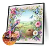 uk.everydayedeals Diamond Painting - Full Round - Bird Flower(40*40cm)