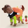 🎃Costume d'Halloween de citrouille pour chien de compagnie🎃