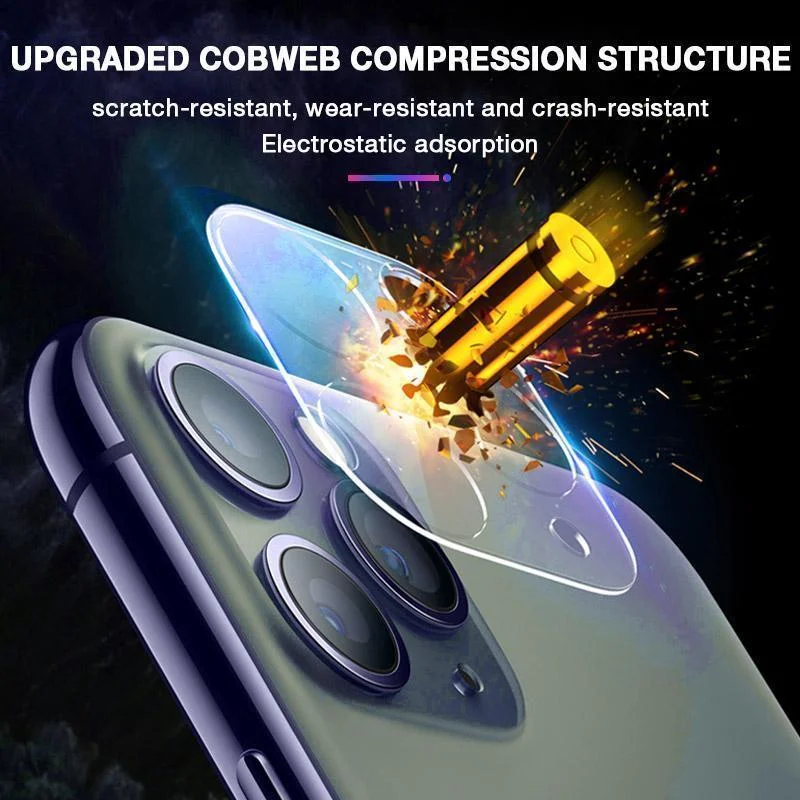 Transparent Rear Camera Tempered Glass For IPhone