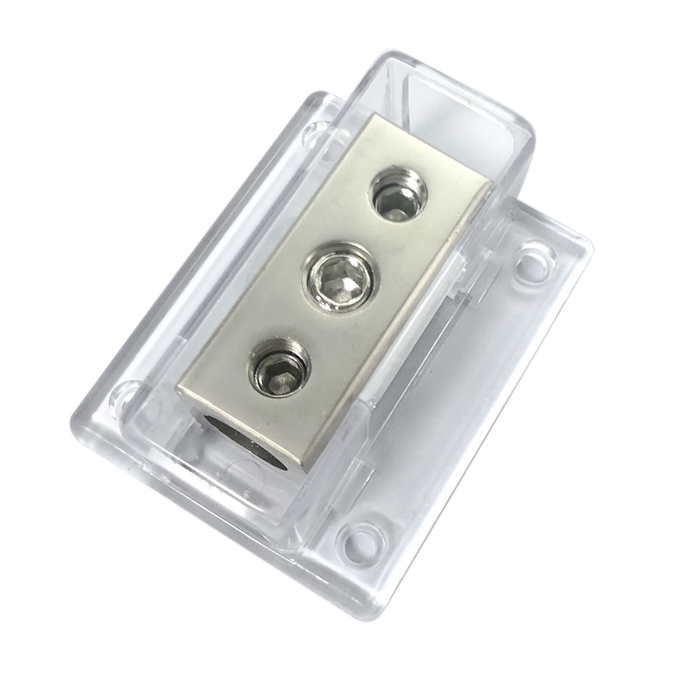

1x1/0AWG to 2x4AWG Car Audio Power/Ground Cable Splitter Distribution Block, 501 Original