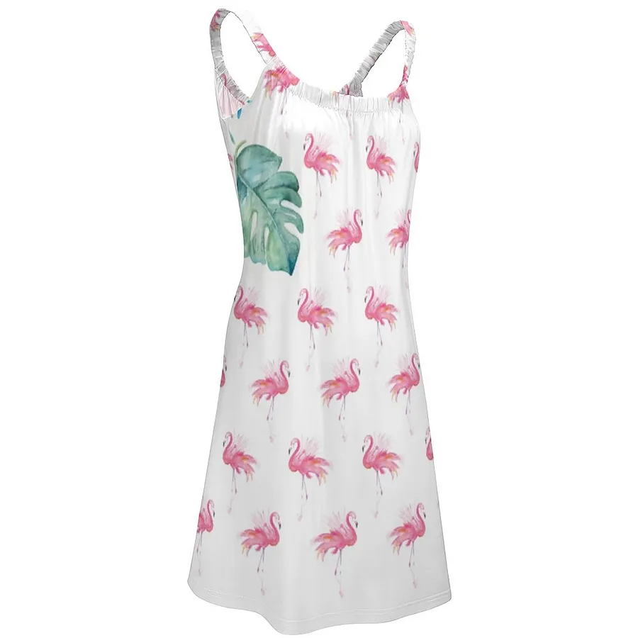 flamingo beach dress Flamingo Beach Vibes Swim Cover Up  NINECULTURE
