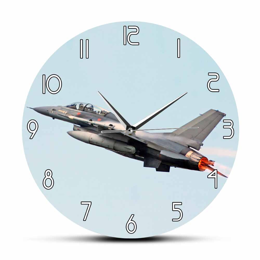 

Jet Plane Flying Aeroplane - Frameless Acrylic Wall Clock, 501 Original