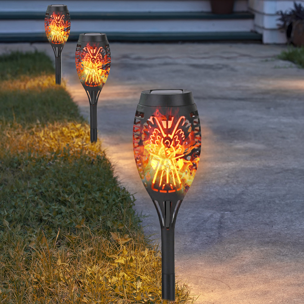 

Solar Flame Light Ground Waterproof Decorative Outdoor Garden Torch Lamp, 1pcs, 501 Original