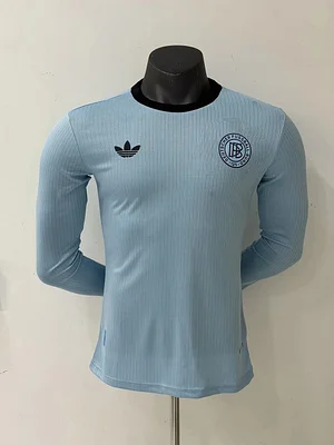 2025/2026 Player Version Long Sleeve Germany 125th Anniversary Edition Blue Football Shirt 1:1 Thai Quality