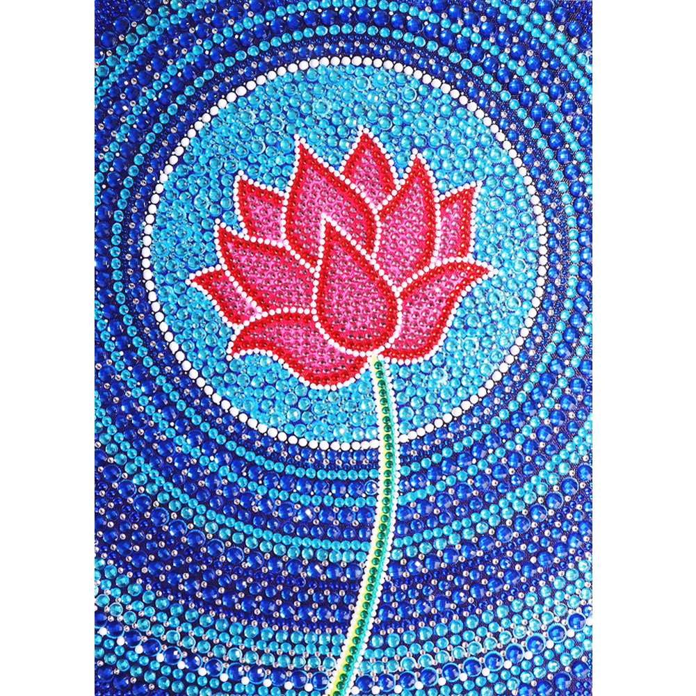 

Lotus - Crystal Round Drill Diamond Painting - 30*40CM, 501 Original
