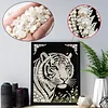 Diamond Painting-DIY Special Shaped Drill Pearl Painting Tiger(30x40cm)