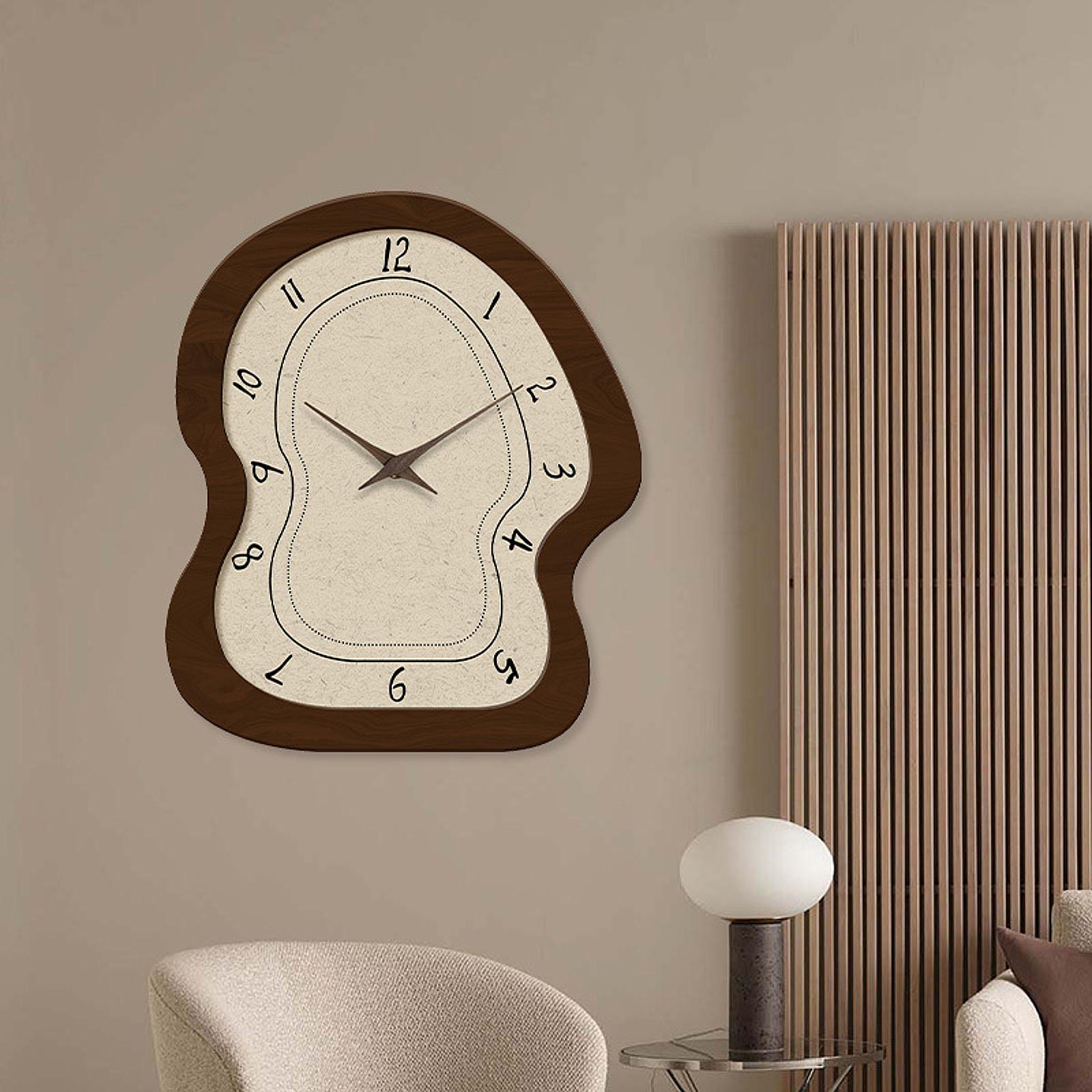 Wall Clock Wall Decor Practical Ideal Gift Silent Elegant Decorative Clock for Bedroom Kitchen Living Room Home Office