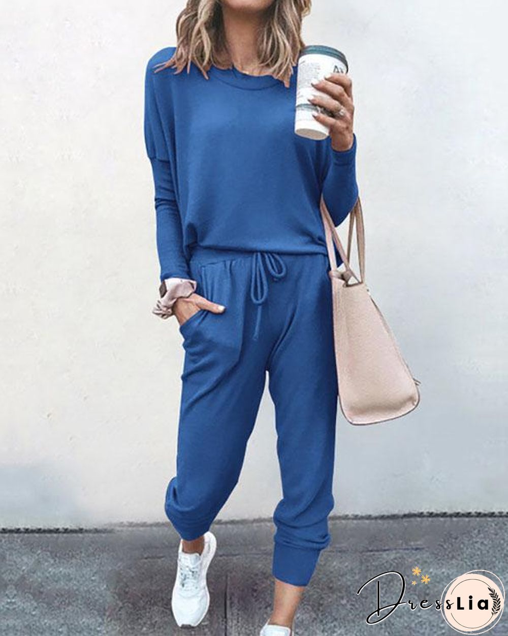 2 Peice Set Women Elegant Pants Sets Female Casual Outfits Jogger