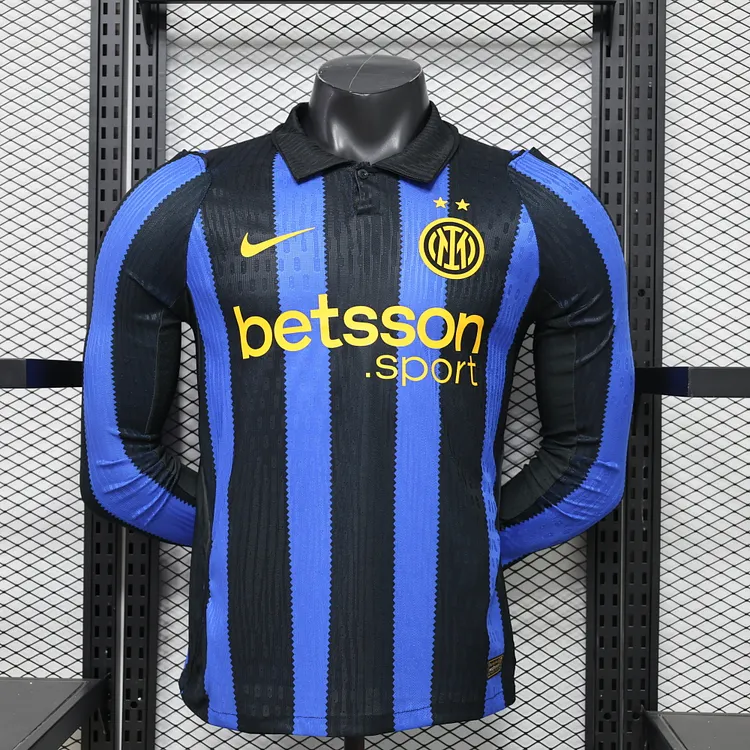 Player Version - Inter Milan 26/27 Home Long-Sleeve Jersey 1:1 Thai Quality
