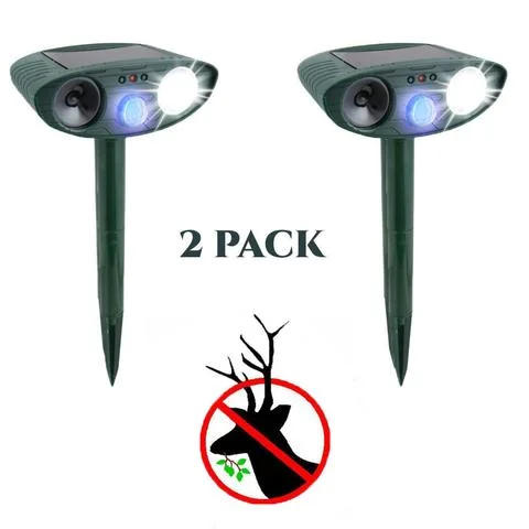 Ultrasonic Deer Repeller - Pack Of 2 Solar Powered - Keep Deers Away Of Your Garden in 48 Hours、shopify、sdecorshop