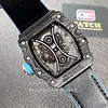 Richard Mille RM53-01 Black Carbon TPT Tourbillon Velcro strap Pablo Mac Donough Super Clone