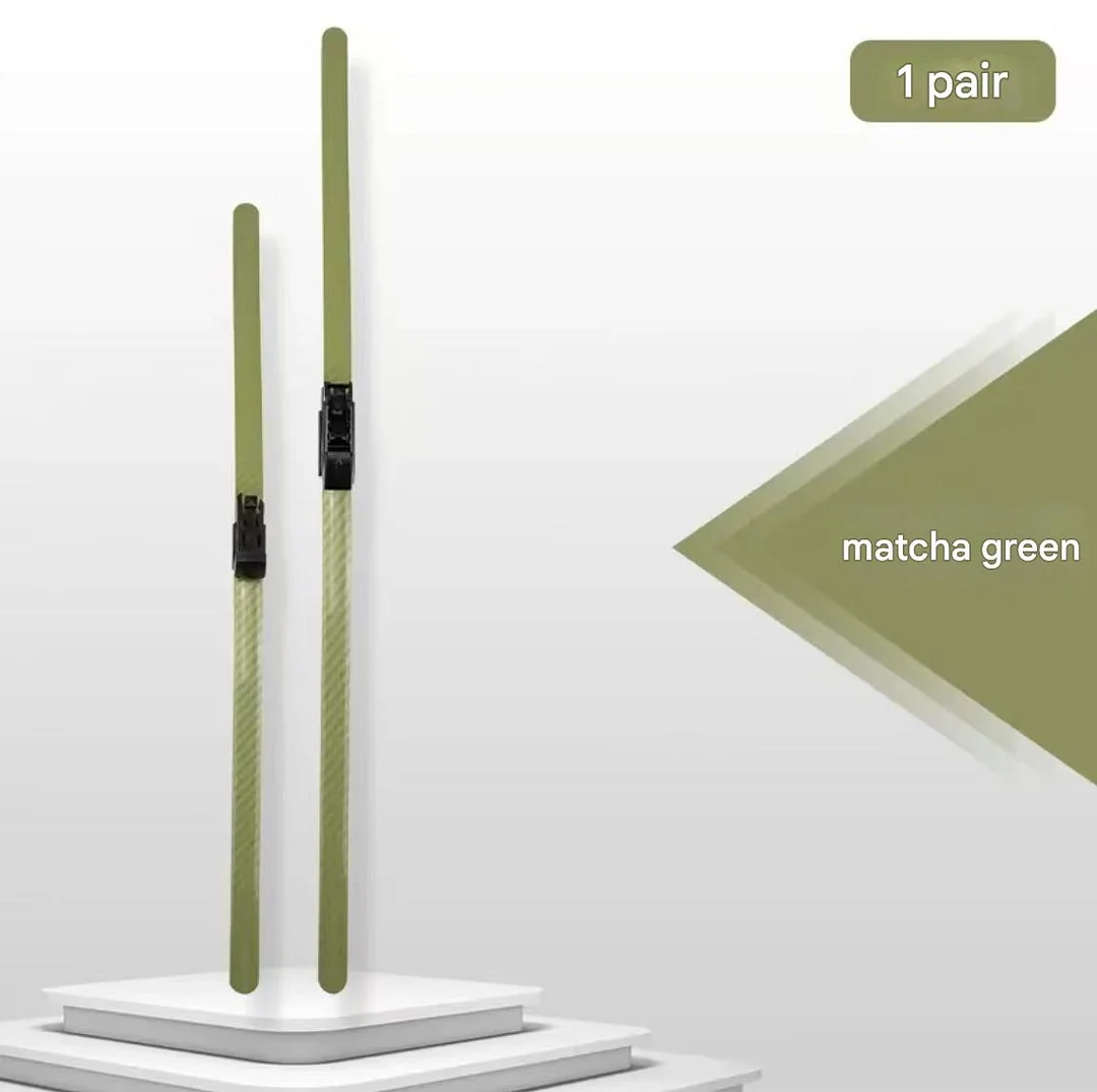 Automotive carbon fiber colored windshield wipers (2 pieces)