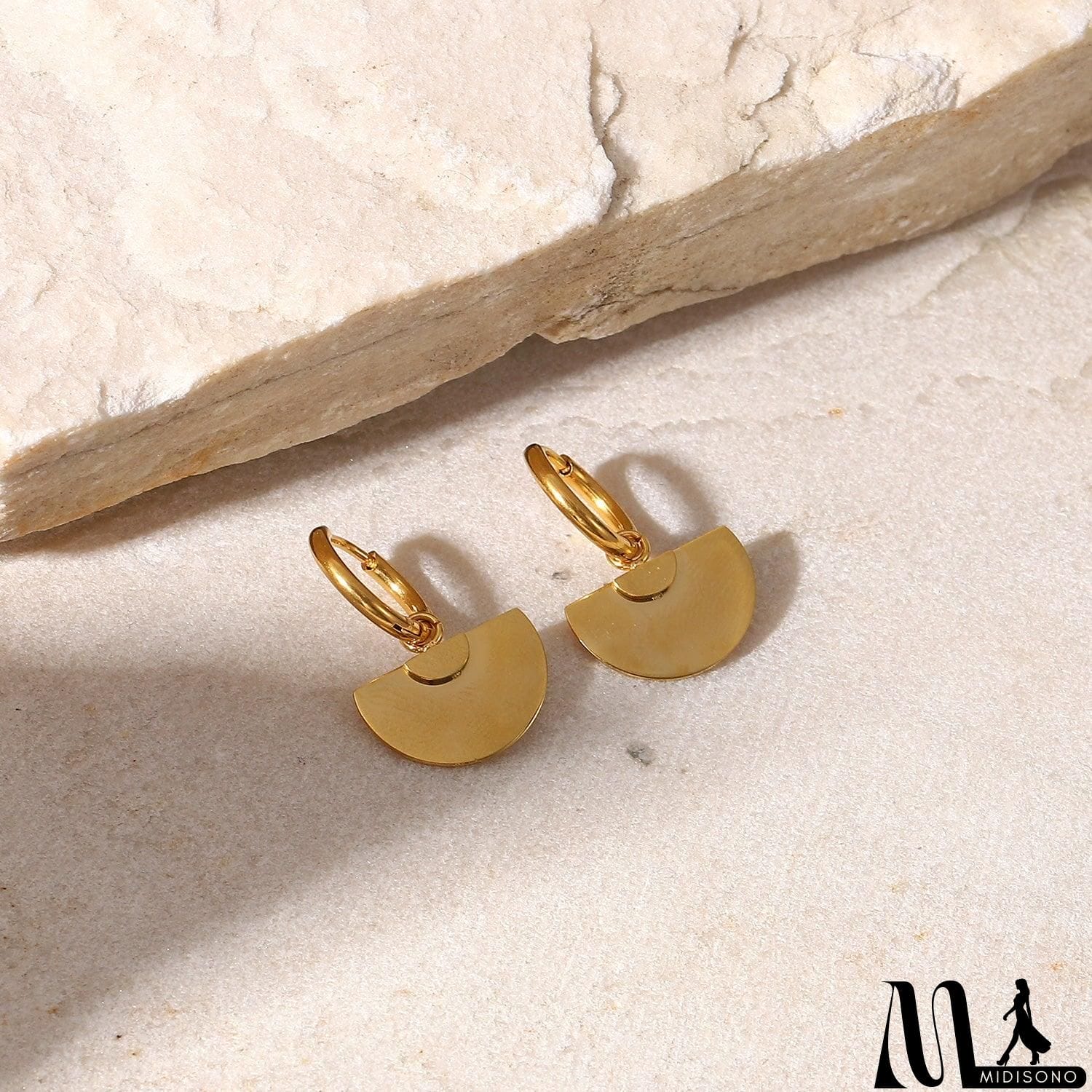 MidiSono - Half-Circle Huggie Hoops