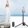 MT84 Mobile Phone Selfie Stick Small Torch Mobile Phone Portable Vlog Selfie Magnetic Bracket Photography
