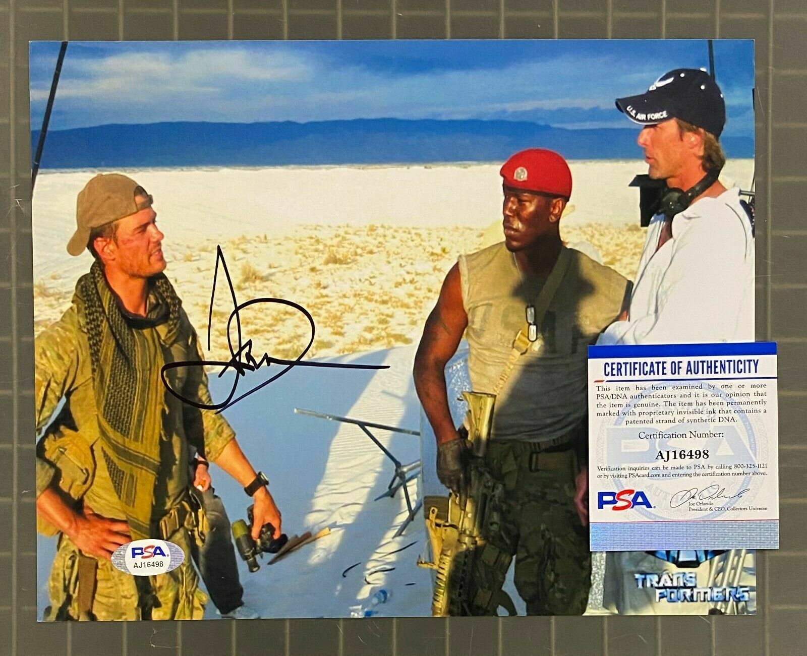 Josh Duhamel signed Transformers Capt. William Lennox 8x10 Photo Poster painting PSA COA (A)