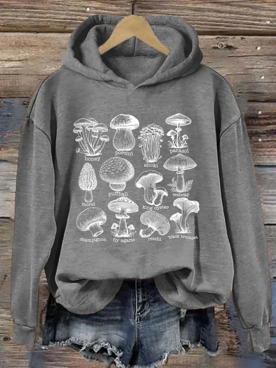 Vintage Mushroom Hoodie