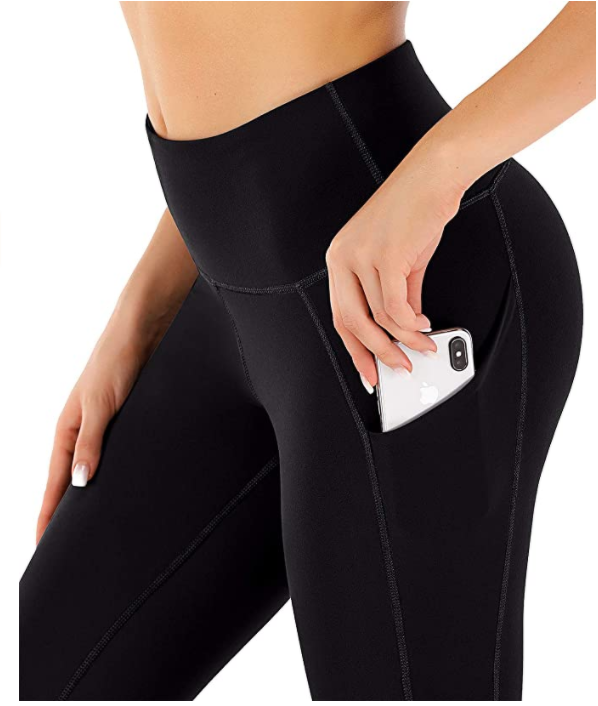 Ewedoos Fleece Lined Pants Women Thermal Pants with Pockets High Waist Warm  Pants for Women Winter Flare Yoga Pants