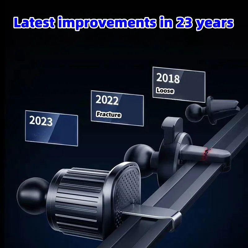 Car mobile phone navigation gravity anti-shake bracket